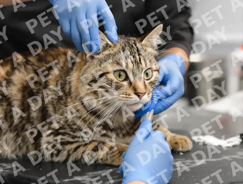 Professional Grooming for a Tabby Cat