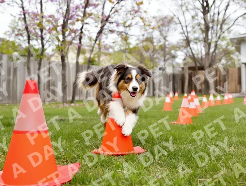 Agile Australian Shepherd Agility Training