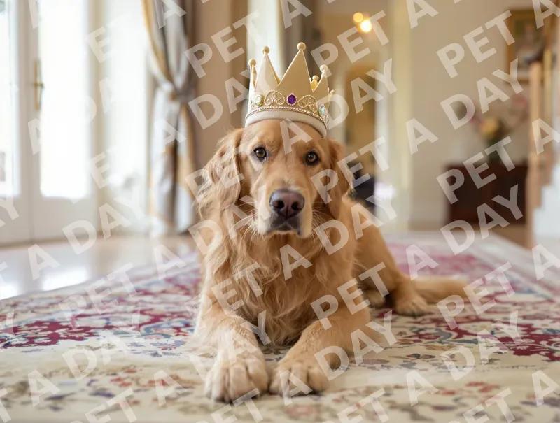 Regal Golden Retriever King
