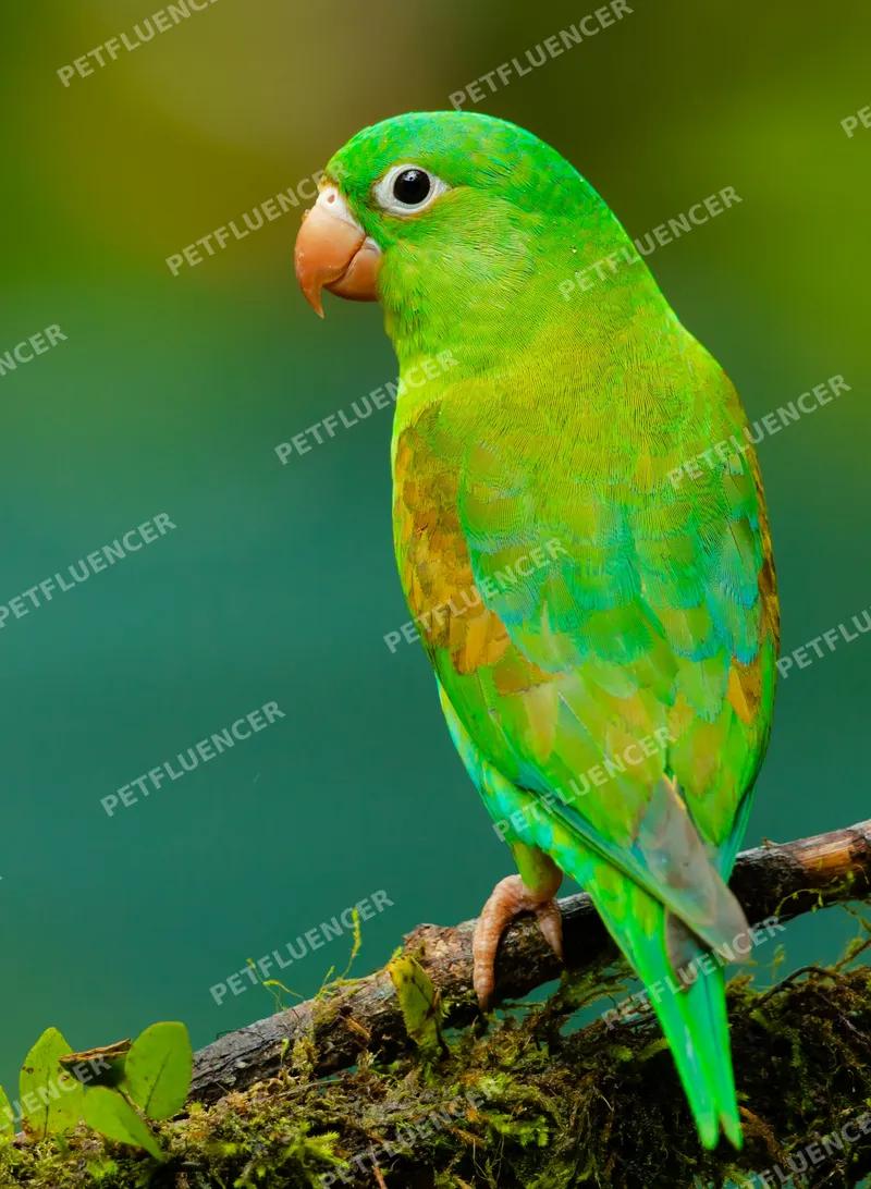 Colorful Parrot on Branch