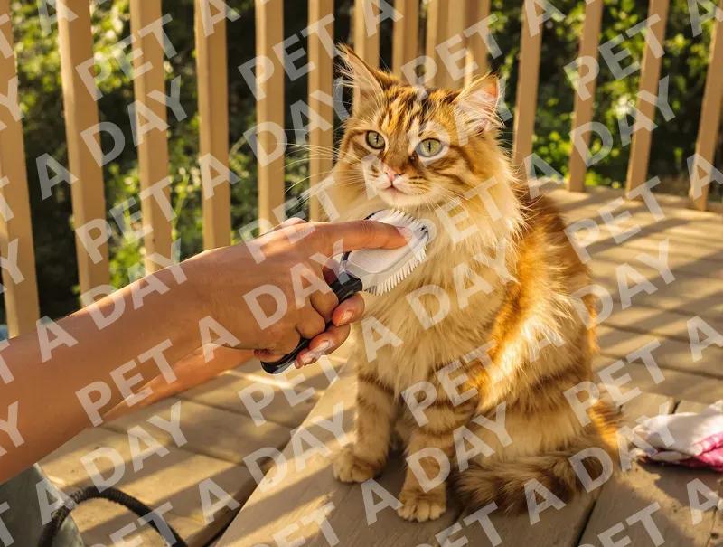 Golden Hour Grooming on the Deck