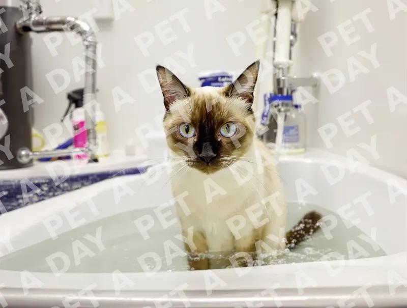 Siamese Cat's Grooming Salon Bath