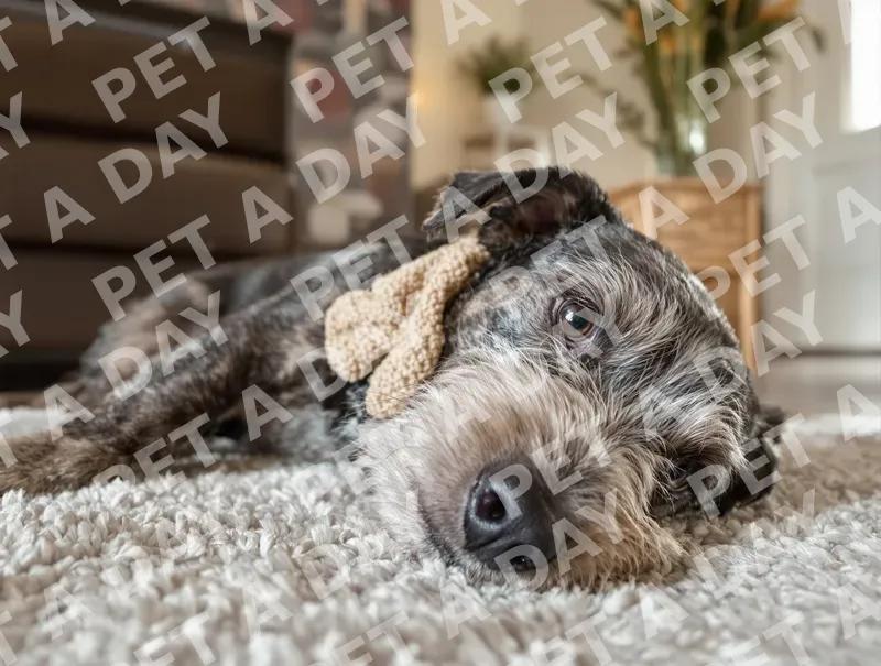 Serene Senior Terrier Mix in Cozy Home