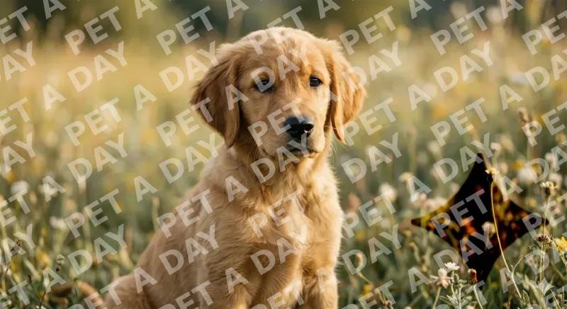 Golden retriever puppy
