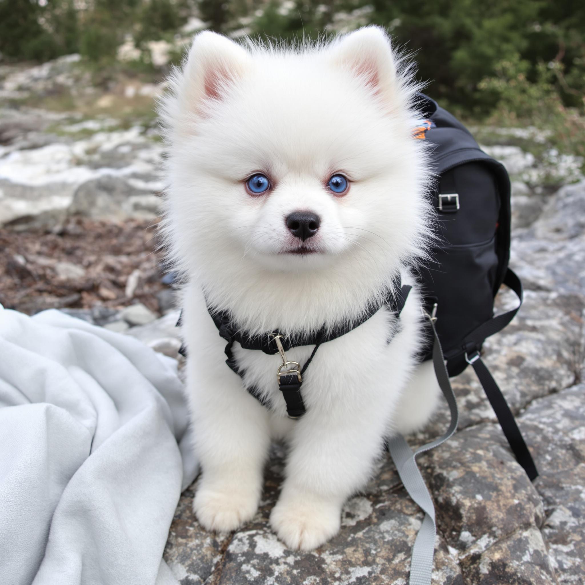 Hiking the great outdoors. ποΈ Consistent even in the wild. #HikingPup by Cloud